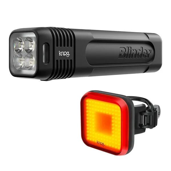 Lampa Knog Blinder Pro 900 + Blinder Square tył