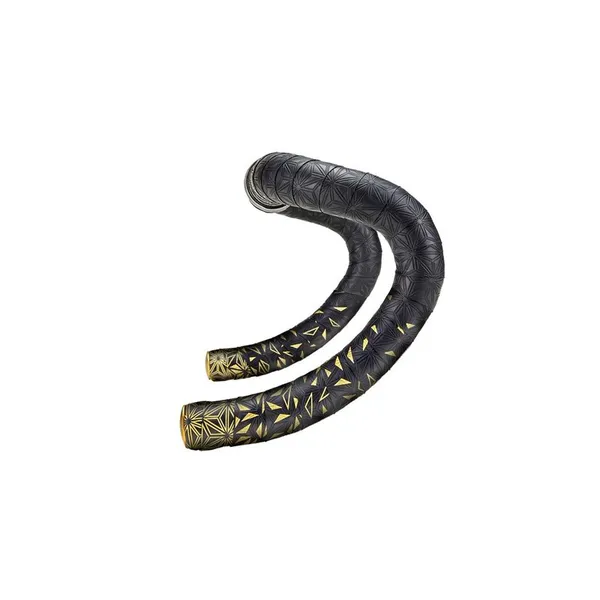 Owijka Supacaz Super Sticky Kush - Star Fade - Gold + Ano Gold Plugs