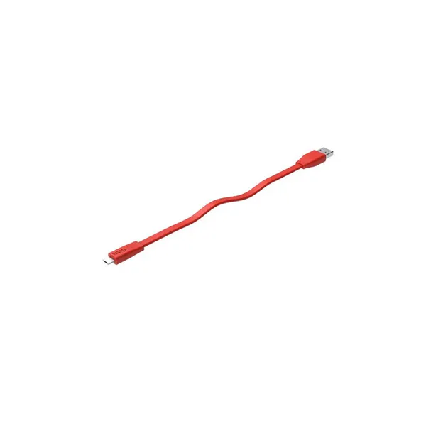 Kabel Knog USB-micro USB 23 cm, czerwony